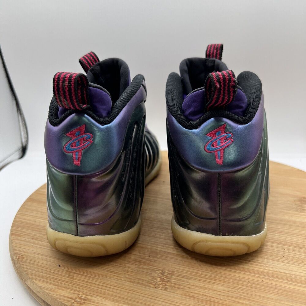 Nike Womens Size 7.5 Little Posite One GS Iridescent 644791-602 Foamposite Shoes - Picture 4 of 8